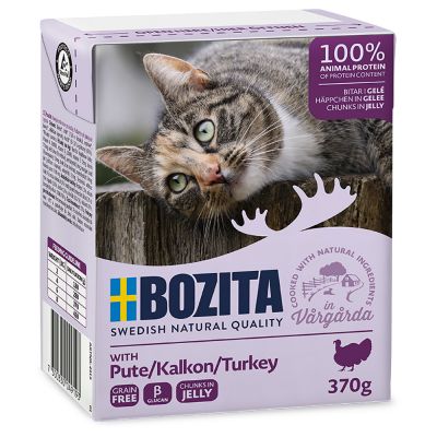 Bozita Häppchen in Gelee 6 x 370 g - Pute