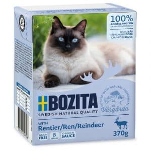 Bozita Häppchen in Soße 6 x 370 g - Hühnchen und Pute