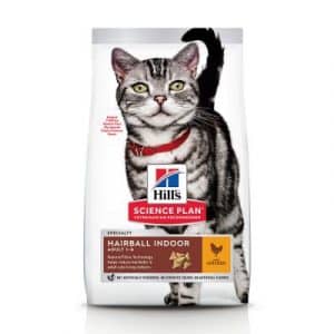 Hill's Science Plan Adult Hairball & Indoor Huhn - Sparpaket: 2 x 10 kg