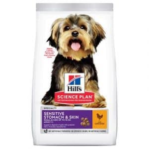 Hill's Science Plan Adult 1+ Sensitive Stomach & Skin Small & Mini mit Huhn - 6 kg