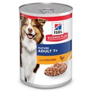 Hill's Science Plan Mature Adult 7+  6 x 370 g  - mit Huhn (24 x 370 g)