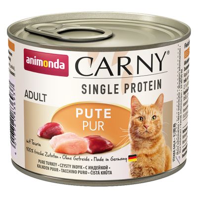 Sparpaket Animonda Carny Single Protein Adult 24 x 200 g - Huhn pur