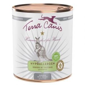 Sparpaket Terra Canis Hypoallergen 12 x 800 g - Strauß mit Pastinake