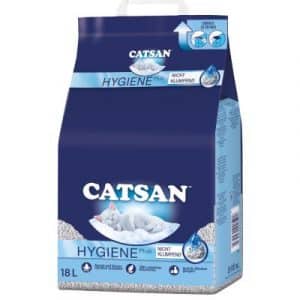 Catsan Hygiene plus Katzenstreu - 2 x 18 l