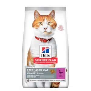 Hill's Science Plan Young Adult Sterilised mit Ente - Sparpaket: 2 x 10 kg