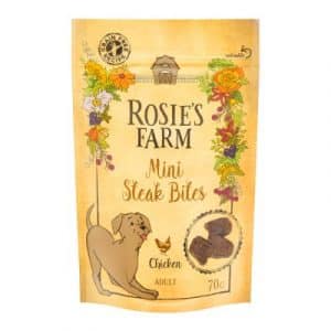 Rosie's Farm Snacks "Mini Steak Bites" Huhn - 5 x 70 g