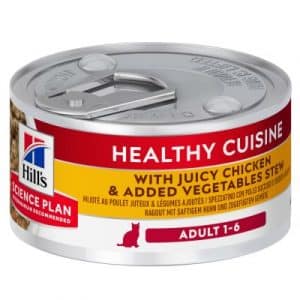 Hill's Science Plan Adult Healthy Cuisine Ragout Saftiges Huhn & Gemüse - 48 x 79 g