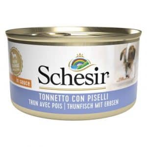 Sparpaket Schesir Hundedosen 24 x 85 g - Natural Huhn