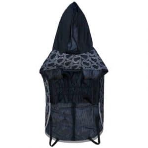 KONG OUTERWEAR Elements Regenmantel Schwarz - ca. 49 cm Rückenlänge (Größe L)