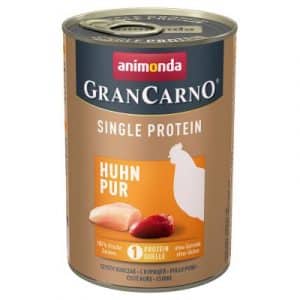 Sparpaket Animonda GranCarno Adult Single Protein 24 x 400 g - Huhn Pur