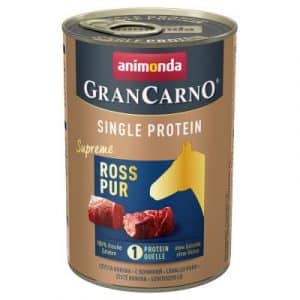 Sparpaket Animonda GranCarno Adult Single Protein Supreme 24 x 400 g -  Ross Pur