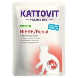 Kattovit Feline Niere/Renal Pouch 24 x 85 g  - Pute