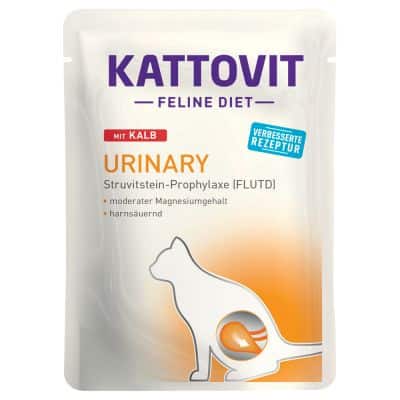 Kattovit Feline Urinary Pouch 24 x 85 g - Kalb