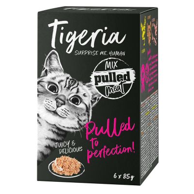 Tigeria Pulled Meat 6 x 85 g - Pute