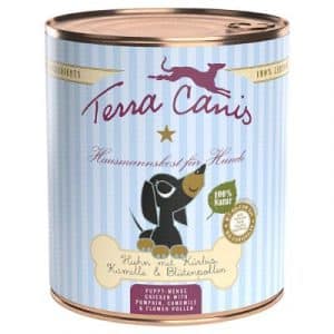 Terra Canis Welpenmenü 6 x 800 g - Huhn mit Kürbis