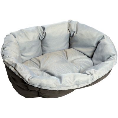 Überzug Sofà blau Tweed für Ferplast Korb Siesta Deluxe (ohne Korb) - 6: L 73 x B 55 x H 27 cm