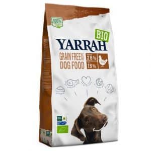 Yarrah Bio Getreidefrei mit Bio Huhn - Sparpaket: 2 x 10 kg