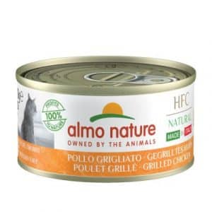 Sparpaket Almo Nature HFC Natural Made in Italy 12 x 70 g - Schinken mit Käse