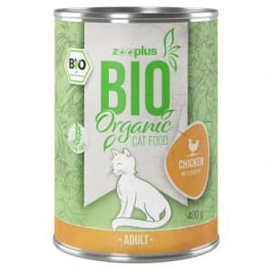 zooplus Bio Huhn mit Karotte - 6 x 85 g