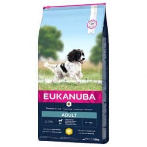 Eukanuba Adult Medium Breed Huhn - Sparpaket: 2 x 15 kg