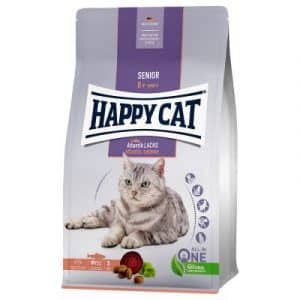 Happy Cat Senior Atlantik-Lachs - Sparpaket: 2 x 4 kg