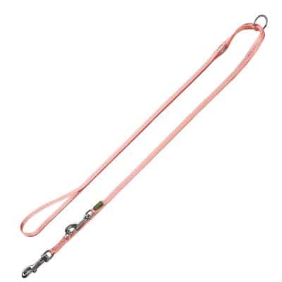 HUNTER verstellbare Führleine Tripoli hellrosa - 200 cm lang