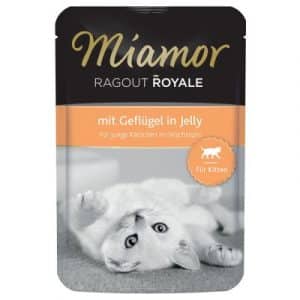 Sparpaket Miamor Ragout Royale Jelly Kitten 22 x 100 g - Geflügel