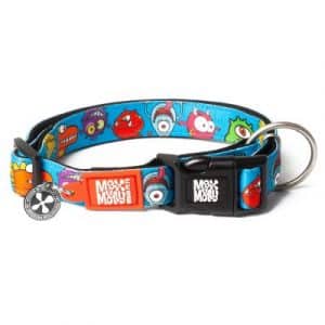 Max & Molly Smart ID Halsband Little Monsters - Größe M: 34-55 cm Halsumfang