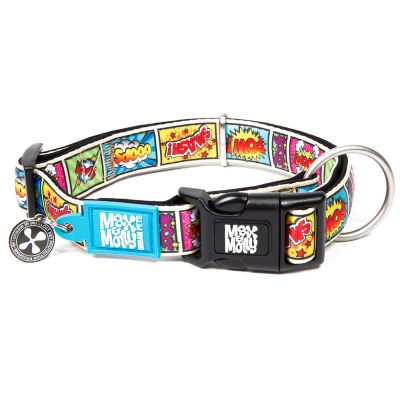 Max & Molly Smart ID Halsband Comic - Größe S: 28-45 cm Halsumfang