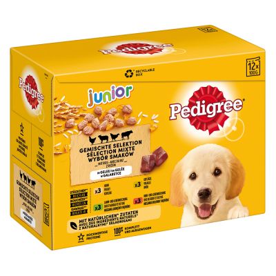 Pedigree Junior Frischebeutel Multipack - 96 x 100 g