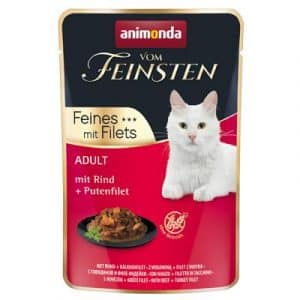 Animonda Vom Feinsten Adult 18 x 85 g - mit Wild + Putenfilet