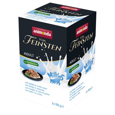 Sparpaket Animonda Vom Feinsten Adult Milkies in Sauce 36 x 100 g - Kaninchen in Sahnesauce