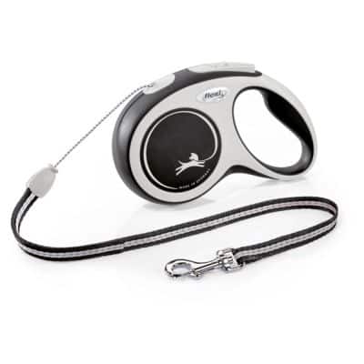 flexi New Comfort Seil-Leine S schwarz