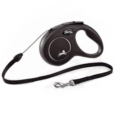 flexi New Classic Seil-Leine S schwarz