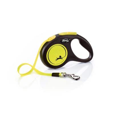 flexi New Neon Gurt-Leine 5 m - M: bis 25 kg