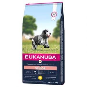 Eukanuba Caring Senior Medium Breed Huhn - 15 kg