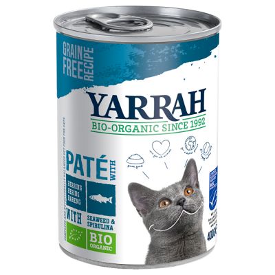 Sparpaket Yarrah Bio Pâté  12 x 400 g - Fisch
