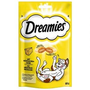 Sparpaket Dreamies Katzensnacks 55 / 60 / 180 g - Sparpaket Lachs (4 x 180 g)