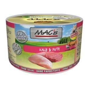 Sparpaket MAC´s Cat 24 x 200 g - Mix Geflügel & Fleisch (4 Sorten)