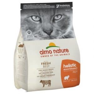 Gemischte Probierpakete Almo Nature - 2 kg Holistic Kitten + 6 x 70 g Kitten