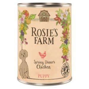 Sparpaket Rosie's Farm Puppy 24 x 400 g  - Puppy: Huhn