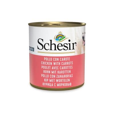 Schesir Nassfutter 6 x 285 g  - Huhn mit Erbsen