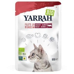 Yarrah Bio Filets in Soße 14 x 85 g - mit Bio-Huhn
