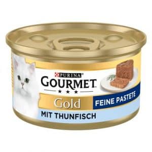 Sparpaket Gourmet Gold Feine Pastete 24 x 85 g - Fleisch-Mix (Kaninchen