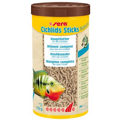 sera Cichlids Sticks Nature - Sparpaket: 2 x 1000 ml