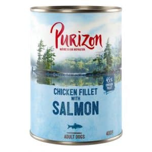 Purizon Adult 6 x 400 g - Wild & Kaninchen mit Kürbis und Preiselbeere