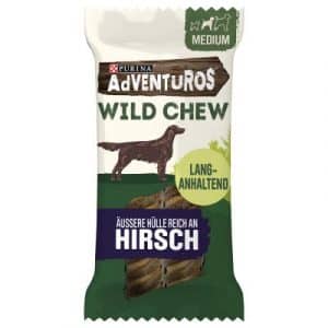 AdVENTuROS Wild Chew für mittelgroße Hunde - 6 x 200 g