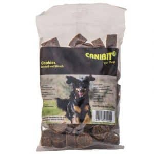 Caniland Cookies mit Strauß- und Hirsch (Canibit) - 3 x 275 g