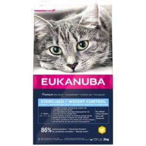 Eukanuba Sterilised / Weight Control Adult - Sparpaket: 3 x 2 kg