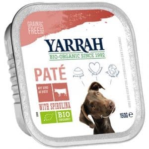 Sparpaket Yarrah Bio Schalen 36 x 150 g - Paté Bio Truthahn mit Bio Aloe Vera